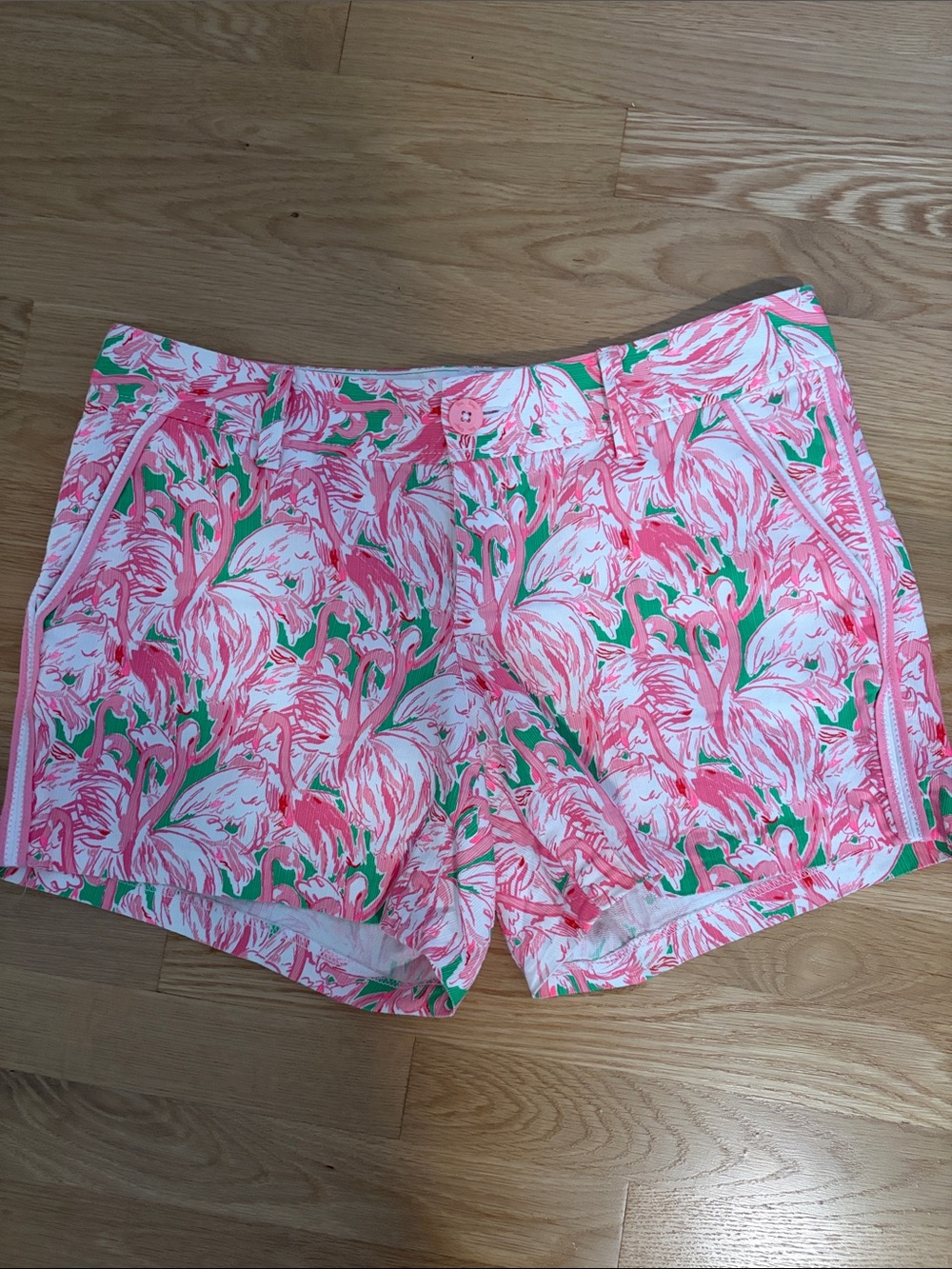 Lilly Pulitzer Pink and Green Shorts, size 10